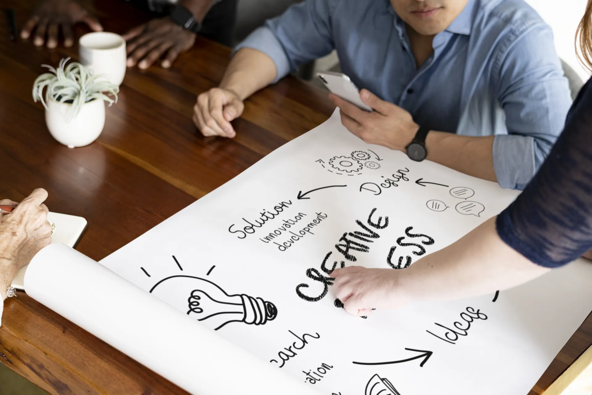 Equipe comptable professionnelle